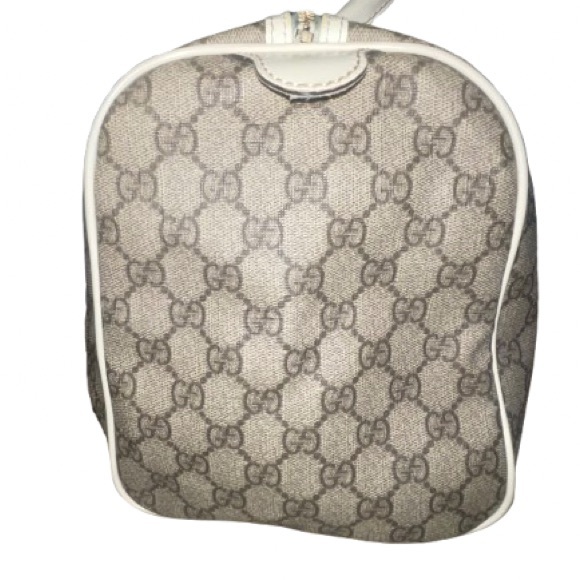 Used Gucci Tan and Cream Boston Bag - Picture 6 of 8